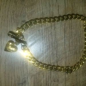 Juicy Couture gold charm necklace